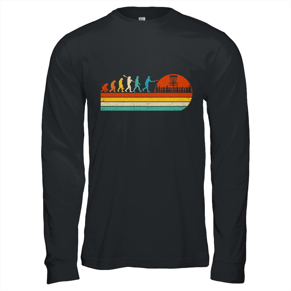 Funny Vintage Disc Golf Sport Player Evolution For Men Women Shirt & Hoodie | siriusteestore