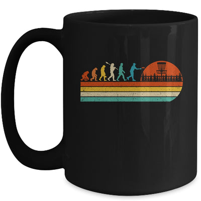 Funny Vintage Disc Golf Sport Player Evolution For Men Women Mug | siriusteestore
