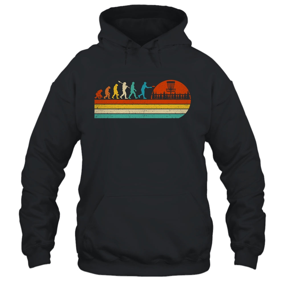Funny Vintage Disc Golf Sport Player Evolution For Men Women Shirt & Hoodie | siriusteestore