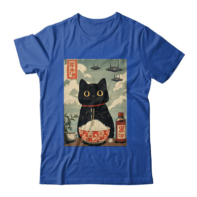 Funny Vintage Japanese Cute Cat UFOs Alien Men Women Kids Shirt & Tank Top | siriusteestore