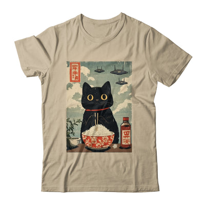 Funny Vintage Japanese Cute Cat UFOs Alien Men Women Kids Shirt & Tank Top | siriusteestore
