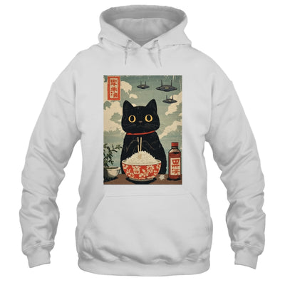 Funny Vintage Japanese Cute Cat UFOs Alien Men Women Kids Shirt & Tank Top | siriusteestore