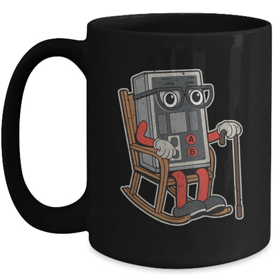 Funny Vintage Old Gamer Retro 80s 90s Video Game Old Gamer Mug | siriusteestore