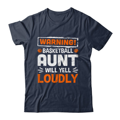 Funny Volleyball Aunt Warning Volleyball Will Yell Loudly Shirt & Tank Top | siriusteestore