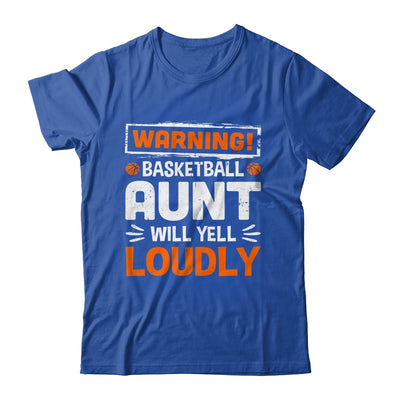 Funny Volleyball Aunt Warning Volleyball Will Yell Loudly Shirt & Tank Top | siriusteestore