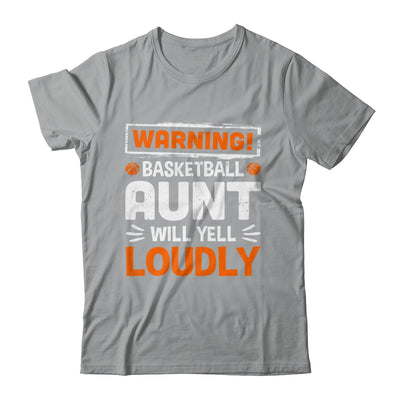 Funny Volleyball Aunt Warning Volleyball Will Yell Loudly Shirt & Tank Top | siriusteestore