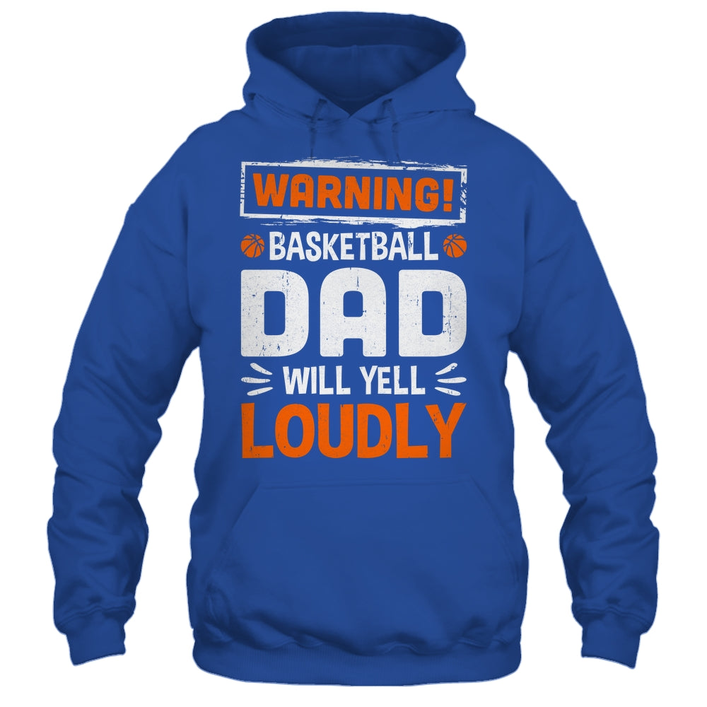 Funny Volleyball Dad Warning Volleyball Dad Will Yell Loudly Shirt & Hoodie | siriusteestore