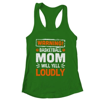Funny Volleyball Mom Warning Volleyball Mom Will Yell Loudly Shirt & Tank Top | siriusteestore