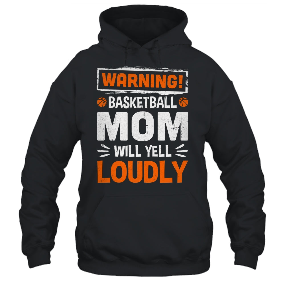 Funny Volleyball Mom Warning Volleyball Mom Will Yell Loudly Shirt & Tank Top | siriusteestore