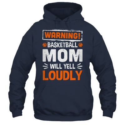 Funny Volleyball Mom Warning Volleyball Mom Will Yell Loudly Shirt & Tank Top | siriusteestore