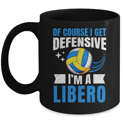 Funny Volleyball Player For Men Women Get Defensive Libero Mug | siriusteestore