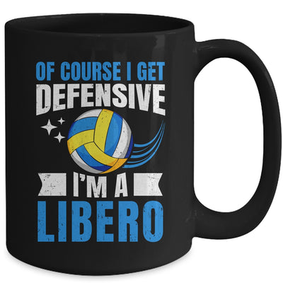 Funny Volleyball Player For Men Women Get Defensive Libero Mug | siriusteestore