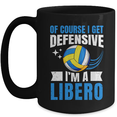 Funny Volleyball Player For Men Women Get Defensive Libero Mug | siriusteestore