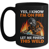 Funny Welder Design For Men Funny Welding Finish This Weld Mug | siriusteestore
