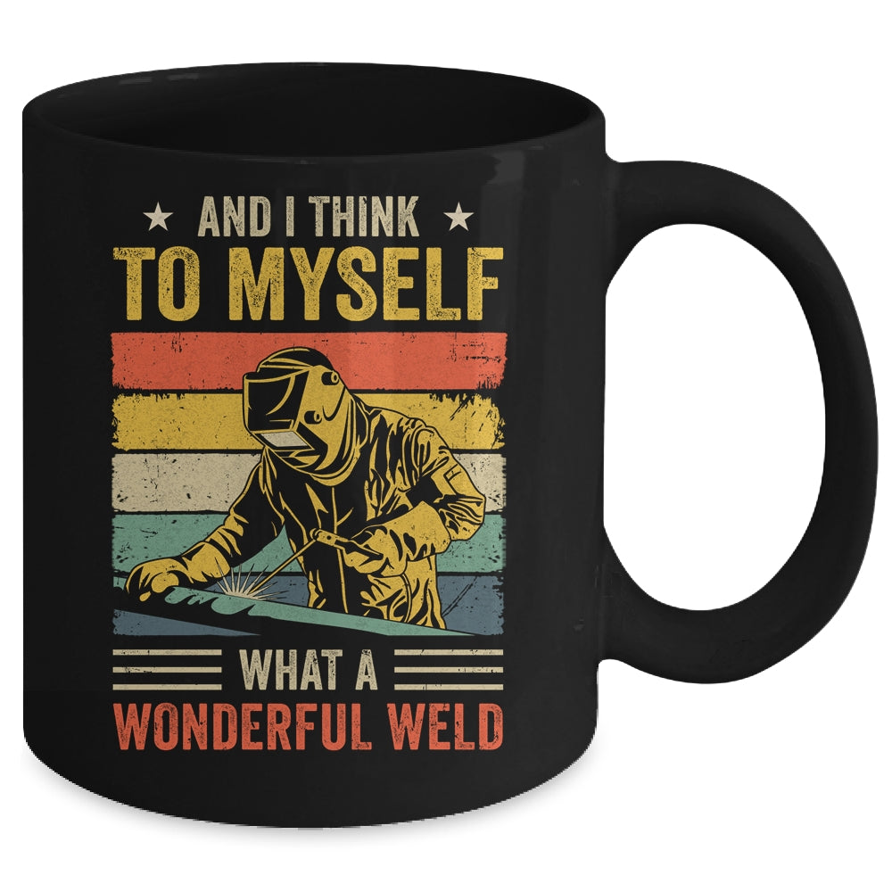 Funny Welding For Men Dad Blacksmith Worker Wonderful Weld Mug | siriusteestore