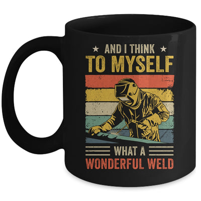 Funny Welding For Men Dad Blacksmith Worker Wonderful Weld Mug | siriusteestore