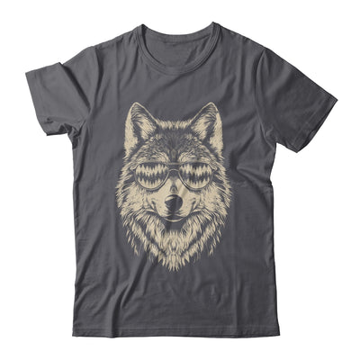 Funny Wolf Cool Rock And Roll Graphic Sunglasses Shirt & Hoodie | siriusteestore
