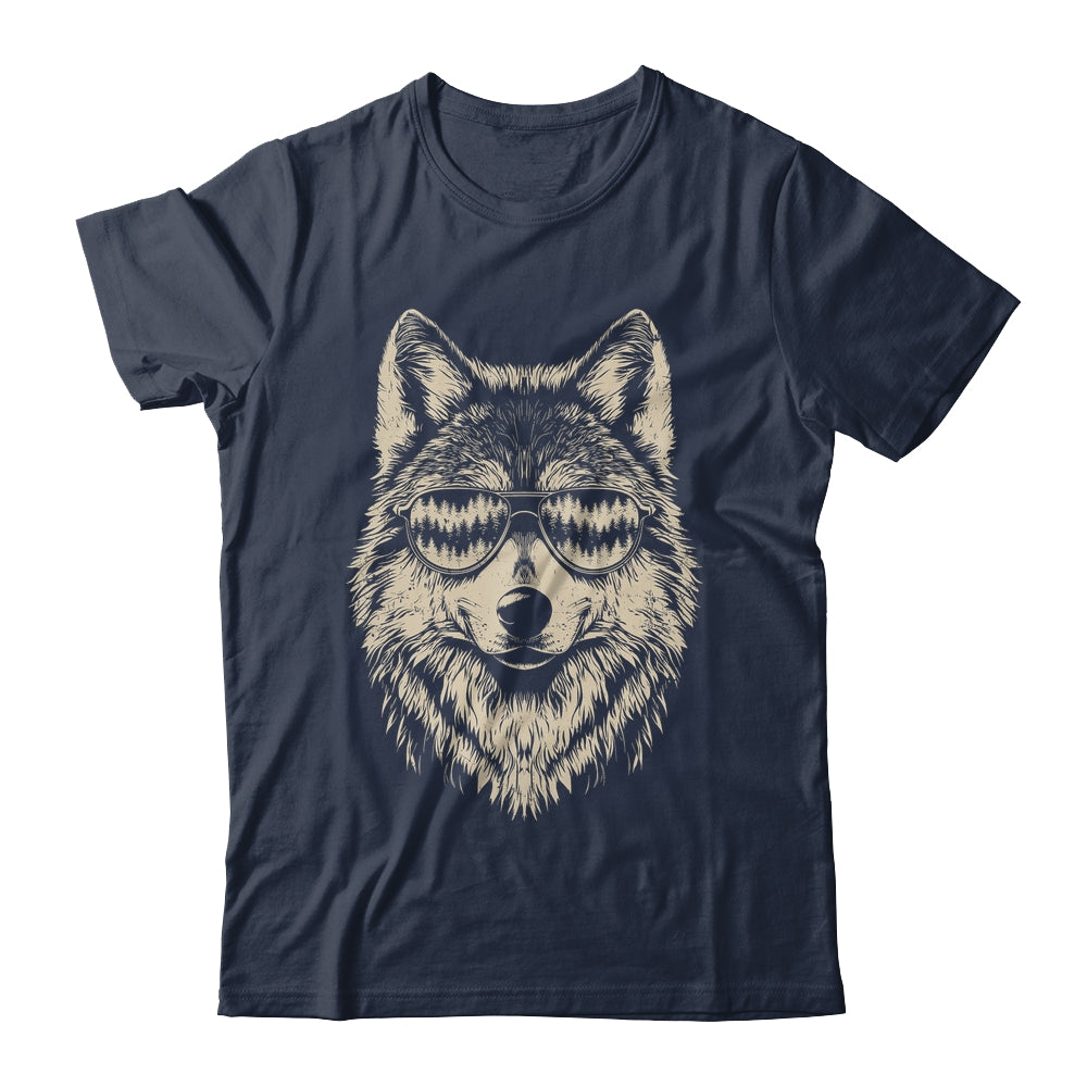 Funny Wolf Cool Rock And Roll Graphic Sunglasses Shirt & Hoodie | siriusteestore