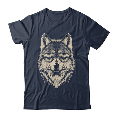 Funny Wolf Cool Rock And Roll Graphic Sunglasses Shirt & Hoodie | siriusteestore