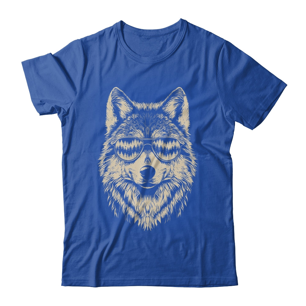 Funny Wolf Cool Rock And Roll Graphic Sunglasses Shirt & Hoodie | siriusteestore