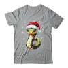 Funny Xmas Snake Lovers Christmas Snake Santa Hat Men Women Shirt & Sweatshirt | siriusteestore