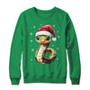 Funny Xmas Snake Lovers Christmas Snake Santa Hat Men Women Shirt & Sweatshirt | siriusteestore