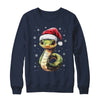 Funny Xmas Snake Lovers Christmas Snake Santa Hat Men Women Shirt & Sweatshirt | siriusteestore