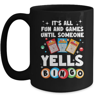 Funny Yells Bingo Lover For Men Women Bingo Gambling Player Mug | siriusteestore