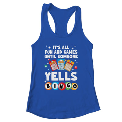 Funny Yells Bingo Lover For Men Women Bingo Gambling Player Shirt & Tank Top | siriusteestore