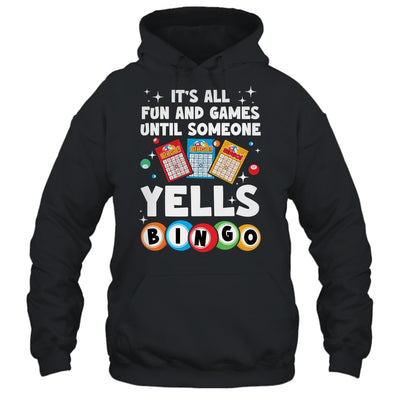 Funny Yells Bingo Lover For Men Women Bingo Gambling Player Shirt & Tank Top | siriusteestore