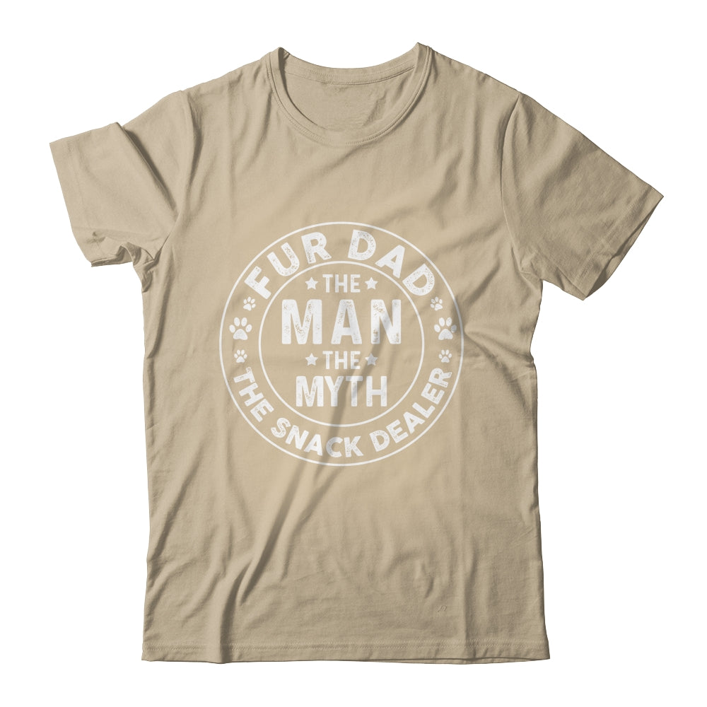 Fur Dad Man Myth Snack Dealer Funny Paw Cat Dog Father's Day Shirt & Hoodie | siriusteestore