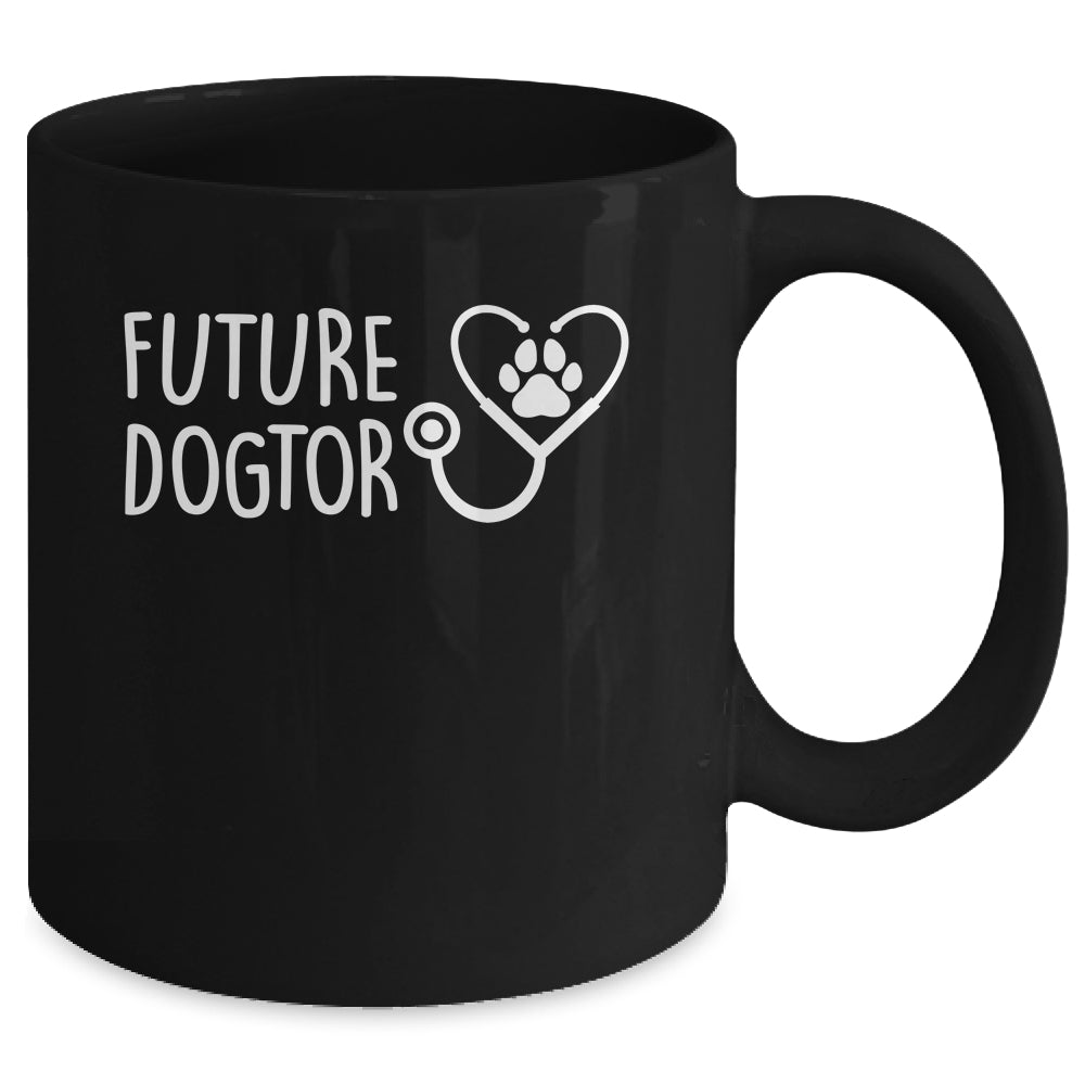 Future Dogtor Dog Doctor Vet Tech Veterinarian Student Mug | siriusteestore