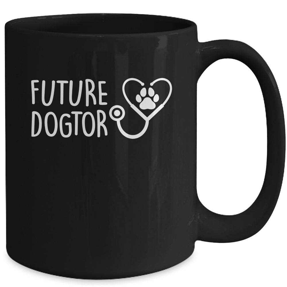 Future Dogtor Dog Doctor Vet Tech Veterinarian Student Mug | siriusteestore