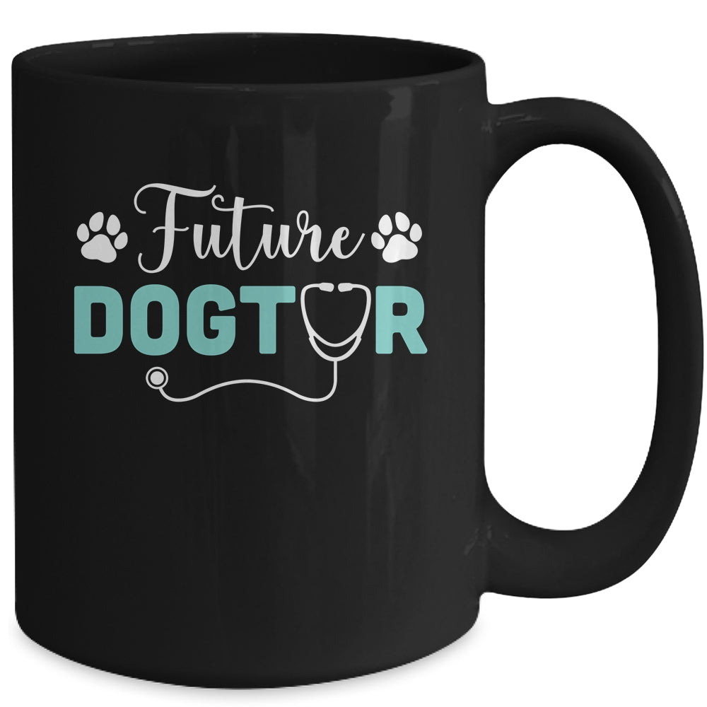 Future Dogtor Vet Student Funny Veterinarian Dog Graduate Mug | siriusteestore