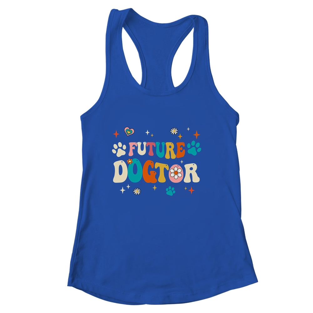 Future Dogtor Vet Student Funny Veterinarian Dog Groovy Shirt & Tank Top | siriusteestore