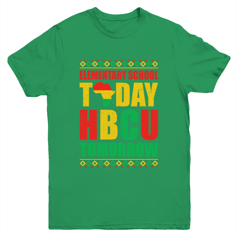 Future HBCU College Elementary School Today HBCU Tomorrow Youth Shirt | siriusteestore