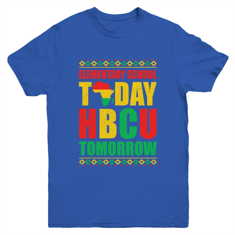 Future HBCU College Elementary School Today HBCU Tomorrow Youth Shirt | siriusteestore