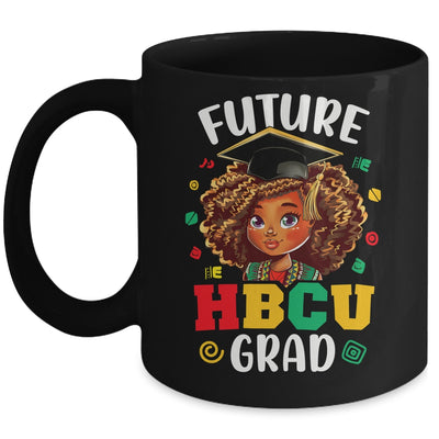 Future HBCU Grad Black Girl Kids Afro Black History Month Mug | siriusteestore