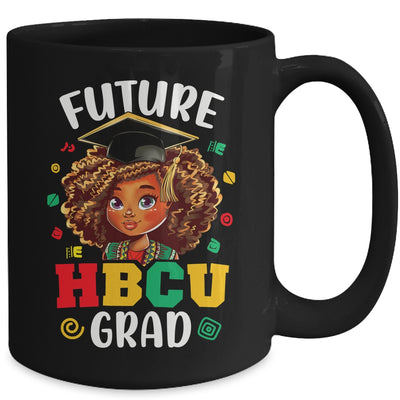 Future HBCU Grad Black Girl Kids Afro Black History Month Mug | siriusteestore