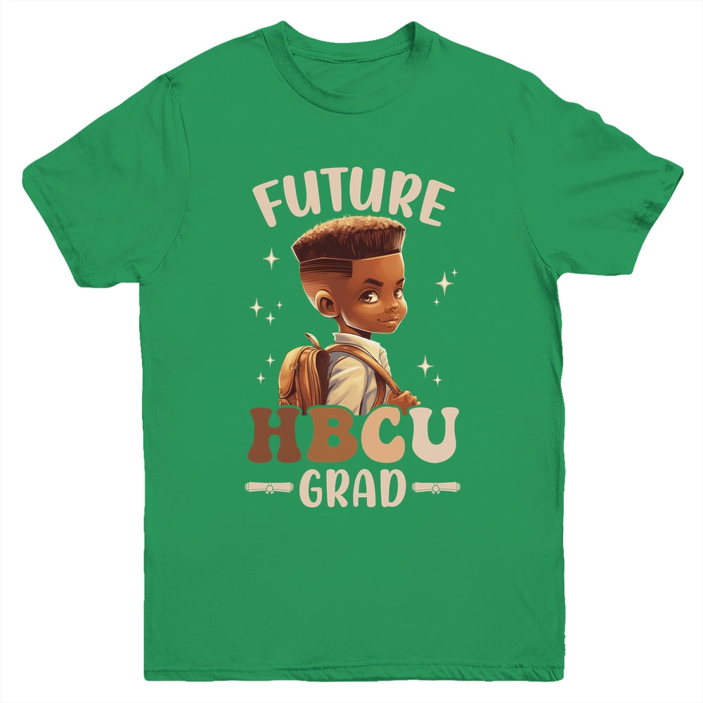 Future HBCU Grad History Black Boy Graduation HBCU Kids Youth Shirt | siriusteestore