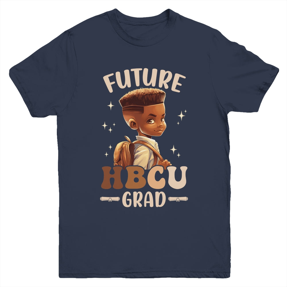 Future HBCU Grad History Black Boy Graduation HBCU Kids Youth Shirt | siriusteestore