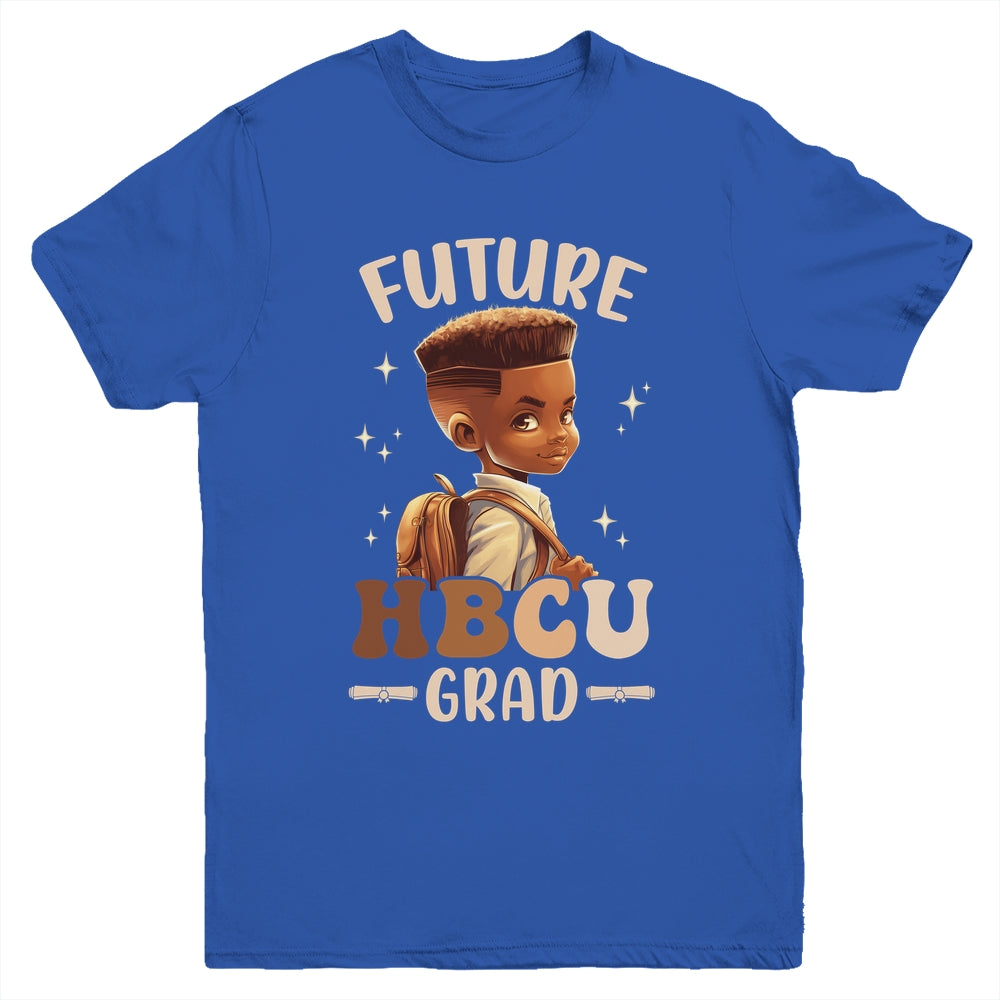 Future HBCU Grad History Black Boy Graduation HBCU Kids Youth Shirt | siriusteestore