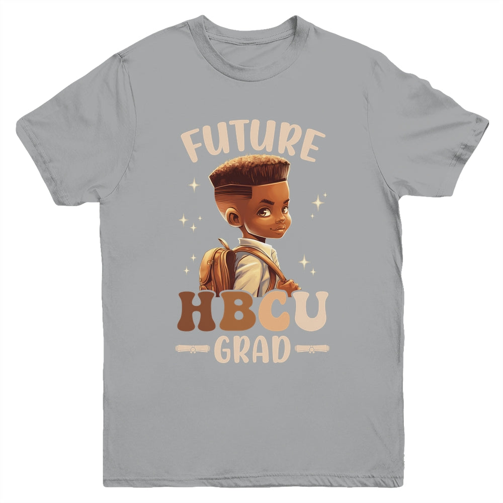 Future HBCU Grad History Black Boy Graduation HBCU Kids Youth Shirt | siriusteestore