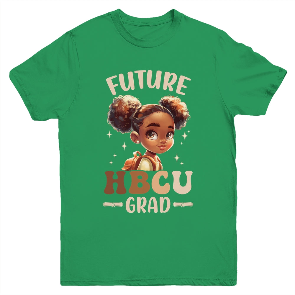 Future HBCU Grad History Black Girl Graduation HBCU Kids Youth Shirt | siriusteestore