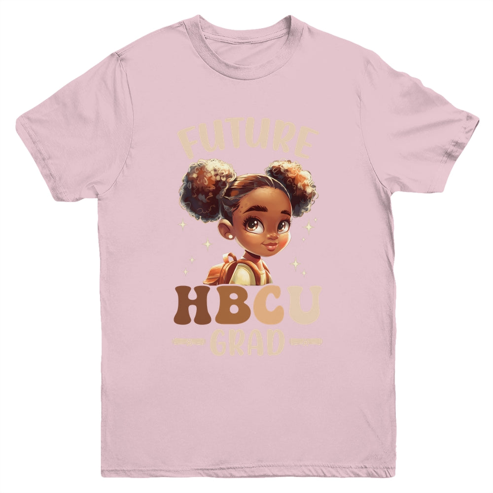 Future HBCU Grad History Black Girl Graduation HBCU Kids Youth Shirt | siriusteestore