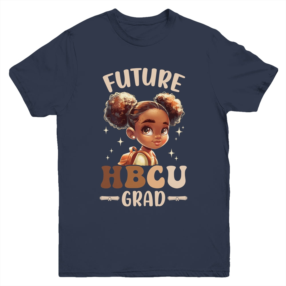 Future HBCU Grad History Black Girl Graduation HBCU Kids Youth Shirt | siriusteestore