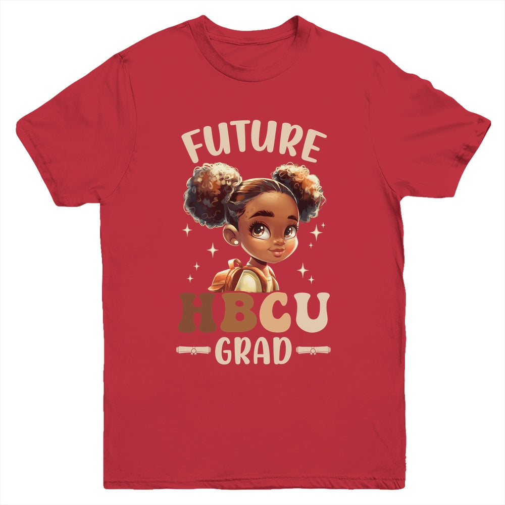 Future HBCU Grad History Black Girl Graduation HBCU Kids Youth Shirt | siriusteestore