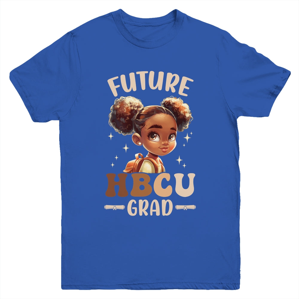 Future HBCU Grad History Black Girl Graduation HBCU Kids Youth Shirt | siriusteestore