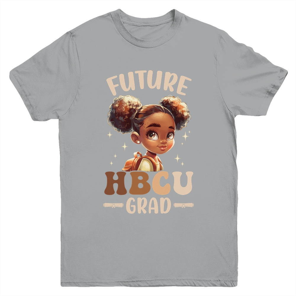 Future HBCU Grad History Black Girl Graduation HBCU Kids Youth Shirt | siriusteestore