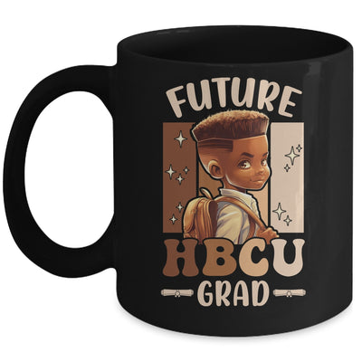 Future HBCU Grad Kids Black Boy Afro Black History Month Mug | siriusteestore